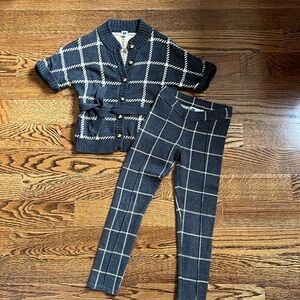 Janie & Jack sweater and pants size 6